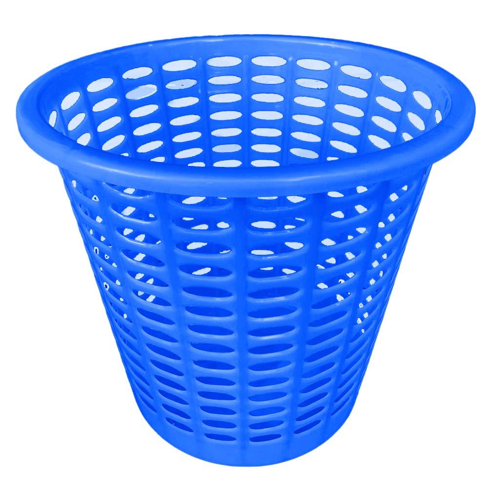 Round Plastic Basket Multicolor