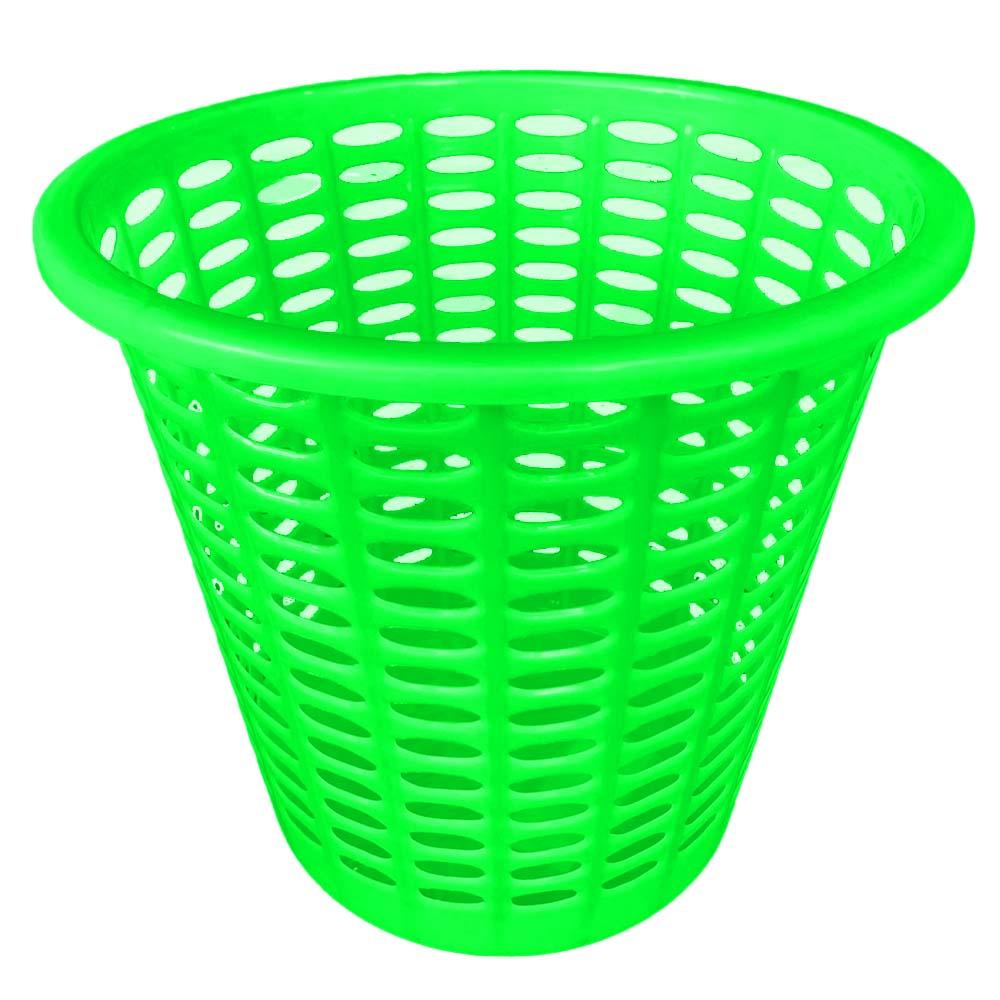 Round Plastic Basket Multicolor