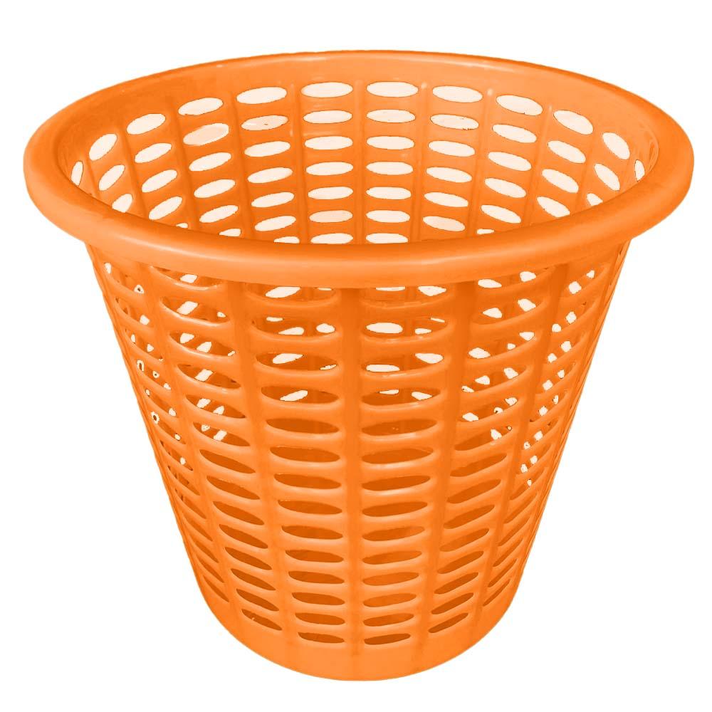 Round Plastic Basket Multicolor